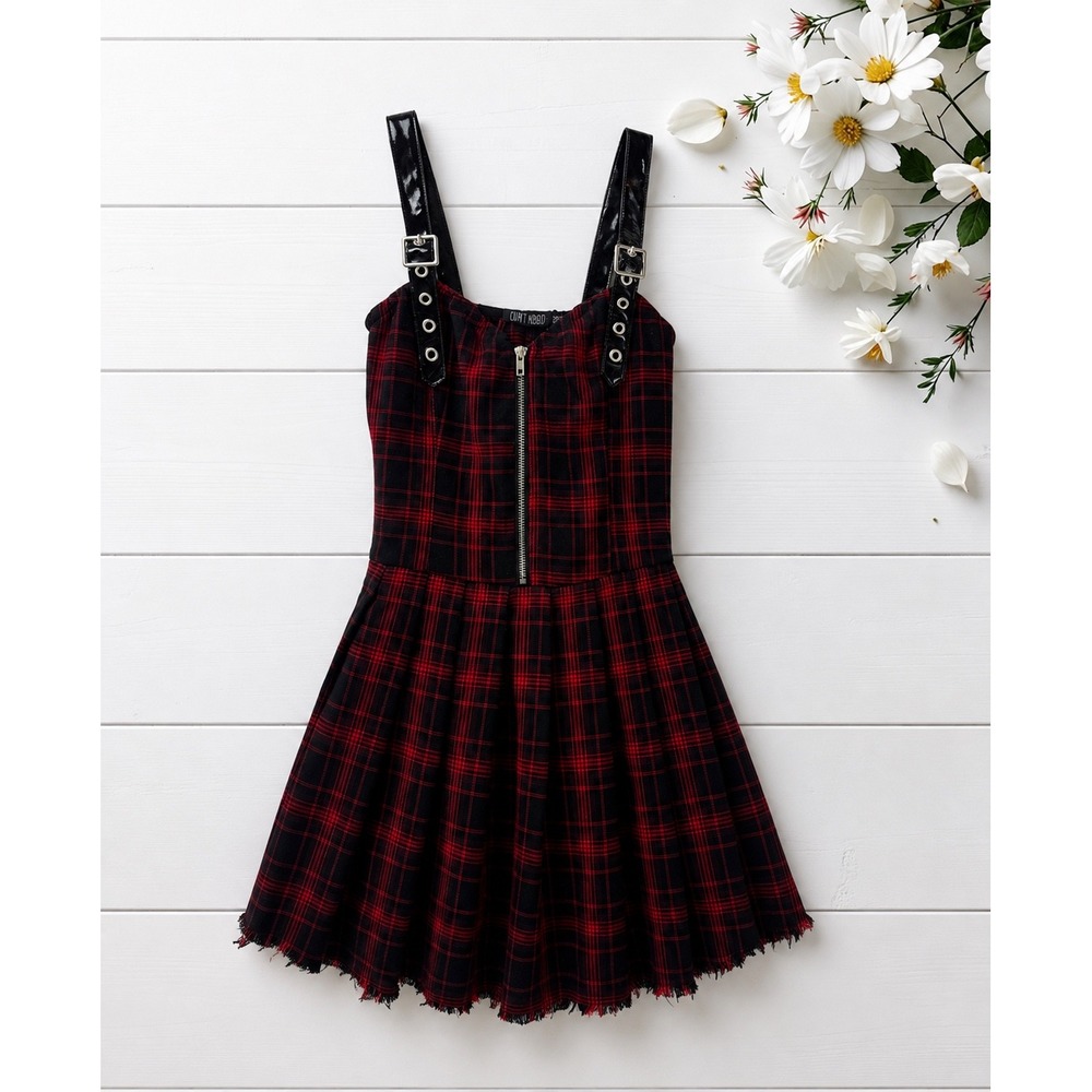 Curret Mood dress plaid gothic size xs
